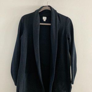 J Crew Black Cardigan